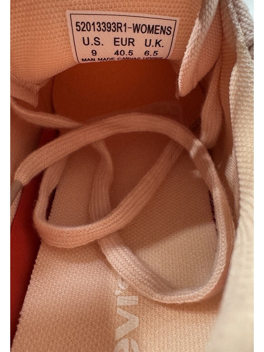 NEW LEVI'S Rose Emma Pink Sneakers Woman’s 9 - Picture 7 of 8